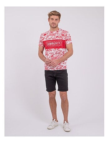 T-shirt manches courtes col rond pur coton NOLIBA