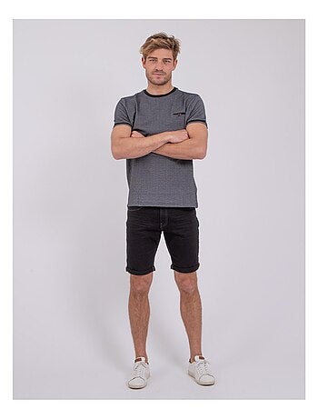T-shirt manches courtes col rond pur coton NOMIKO