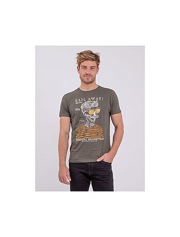 T-shirt manches courtes col rond pur coton NOUMICK