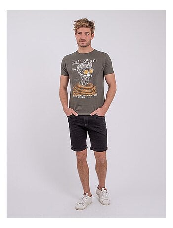 T-shirt manches courtes col rond pur coton NOUMICK