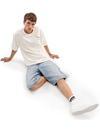 T-shirt manches courtes coton bio homme lifestyle homme life sand