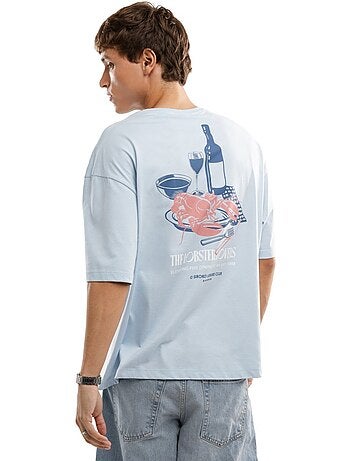 T-shirt manches courtes coton bio homme lifestyle homme lobster light