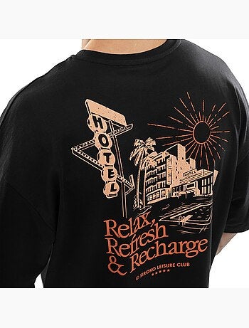 T-shirt manches courtes coton bio homme lifestyle homme refresh