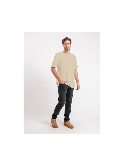 T-shirt manches courtes coton oversize jocitron - Kiabi