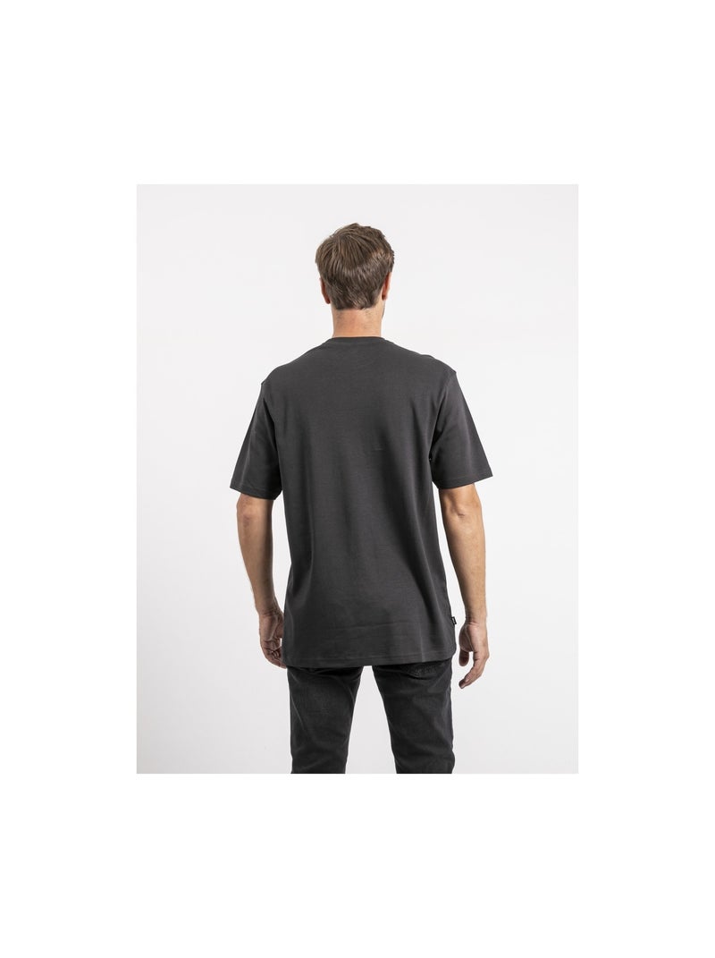 T-shirt manches courtes coton oversize jocitron Gris - Kiabi