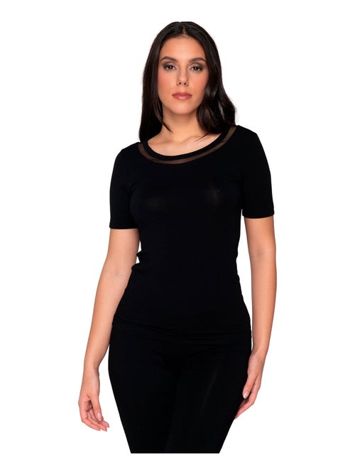 T-shirt manches courtes cotton touch - Kiabi T-shirt manches courtes cotton touch - Kiabi