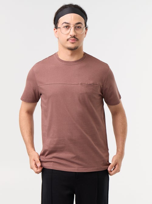 T-shirt manches courtes imprimé - collection facile à enfiler - Kiabi