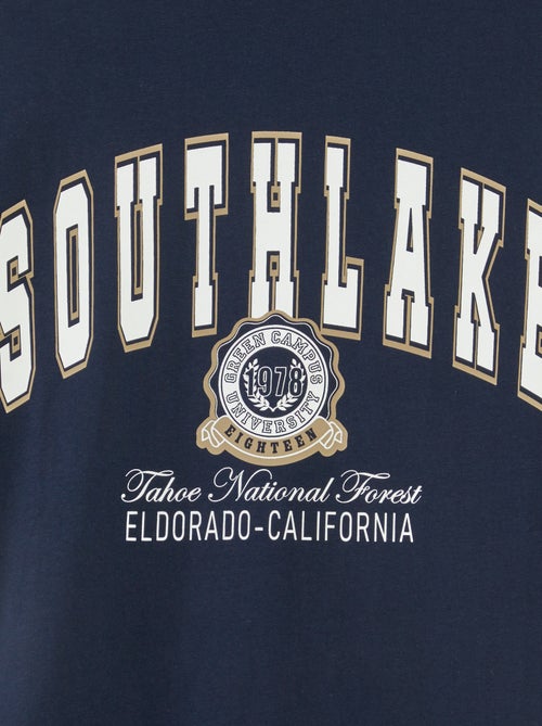 T-shirt manches courtes imprimé - So Easy - Kiabi