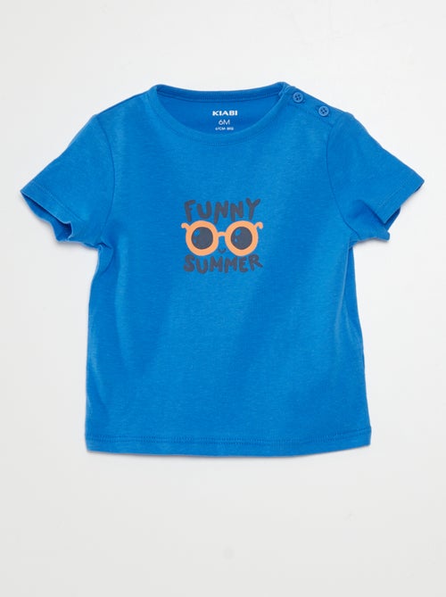 T-shirt manches courtes imprimé - Kiabi