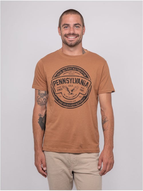 T-shirt manches courtes imprimé jimitri - Kiabi T-shirt manches courtes imprimé jimitri - Kiabi