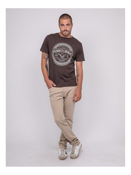 T-shirt manches courtes imprimé jimitri - Kiabi T-shirt manches courtes imprimé jimitri - Kiabi