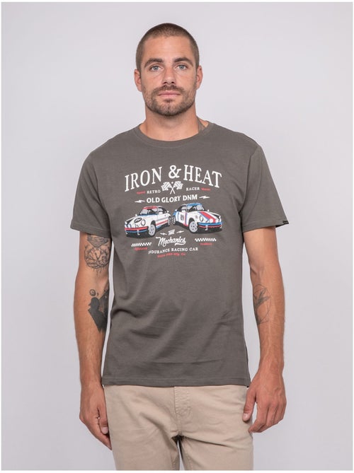 T-shirt manches courtes imprimé jordenis - Kiabi