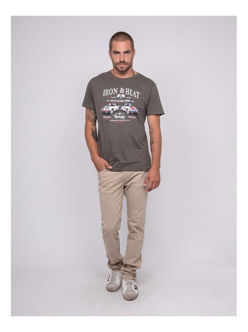 T-shirt manches courtes imprimé jordenis - Kiabi
