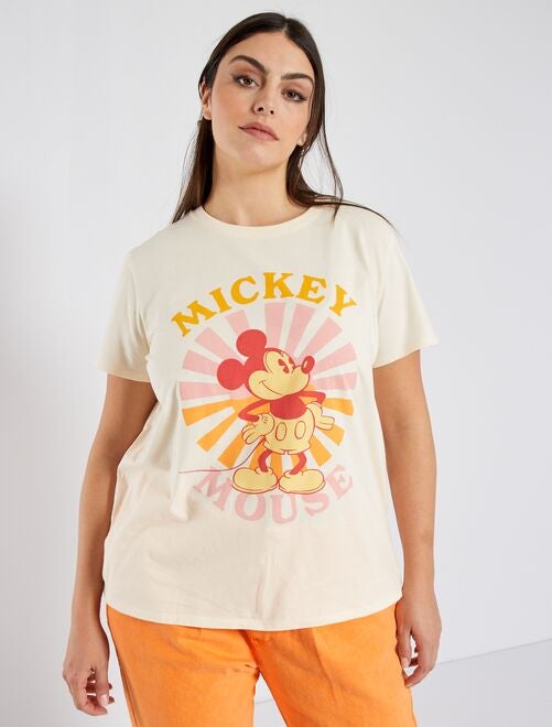 T-shirt manches courtes 'Mickey' - Kiabi