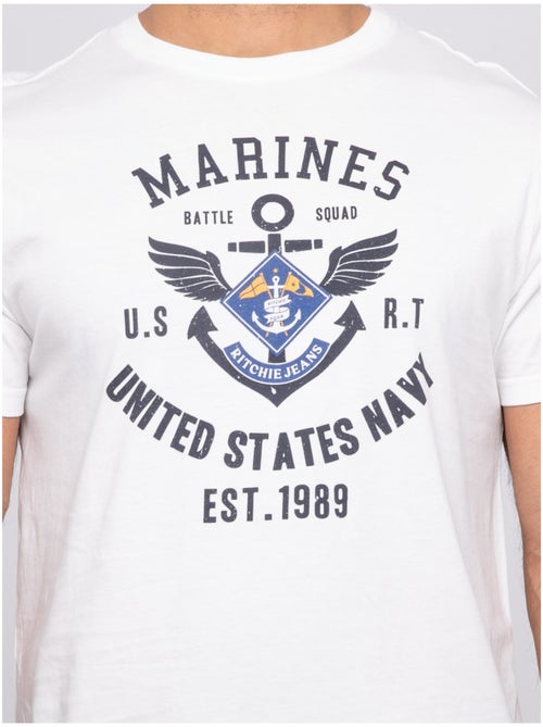 T-shirt manches courtes nalemark - Kiabi