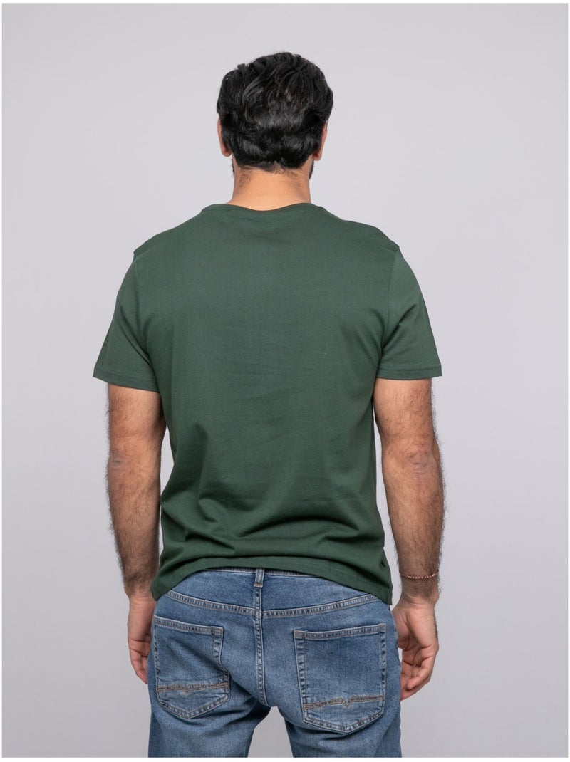 T-shirt manches courtes nalemark Vert - Kiabi