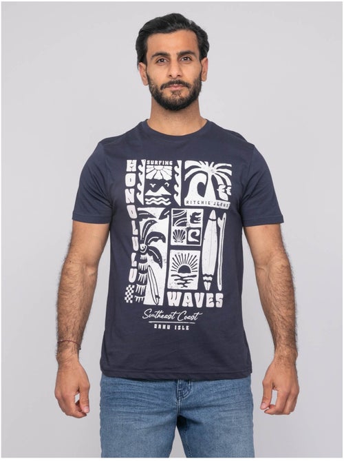 T-shirt manches courtes nirdanub - Kiabi