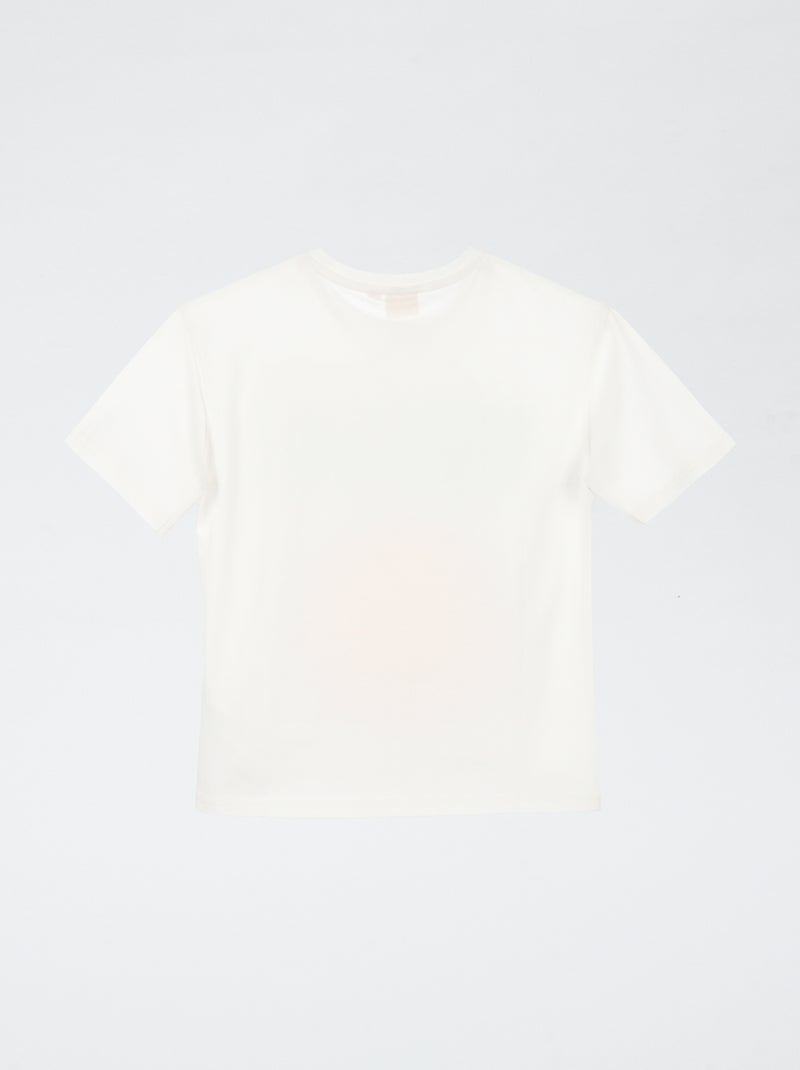 T-shirt manches courtes 'Nirvana' Blanc - Kiabi