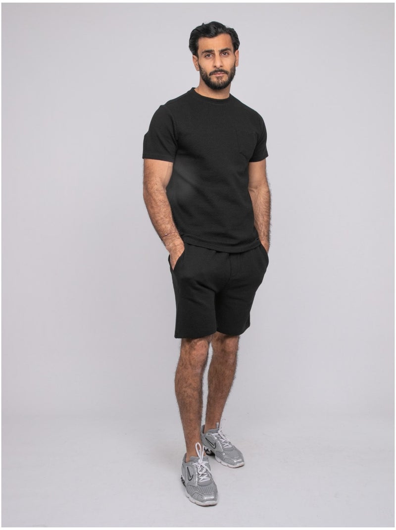 T-shirt manches courtes nitretis Noir - Kiabi