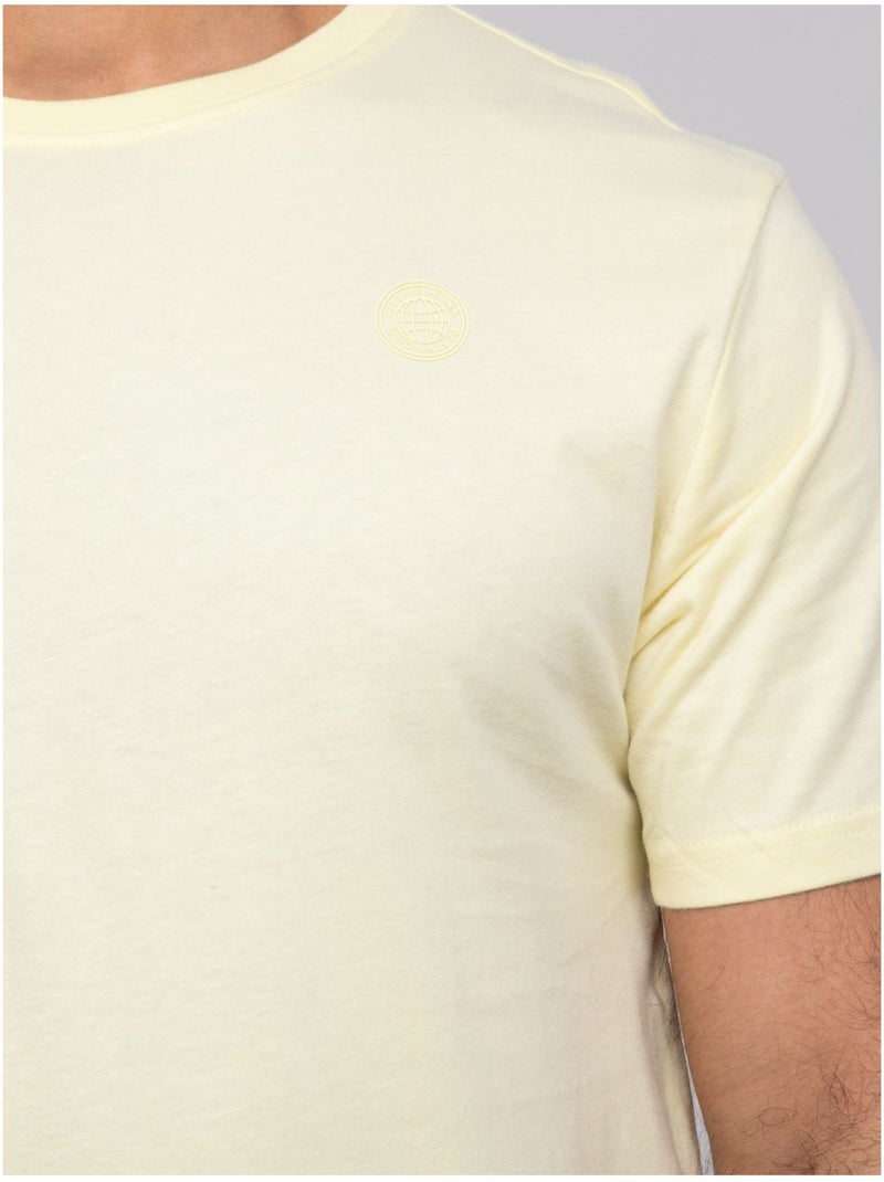 T-shirt manches courtes nomotou Jaune - Kiabi