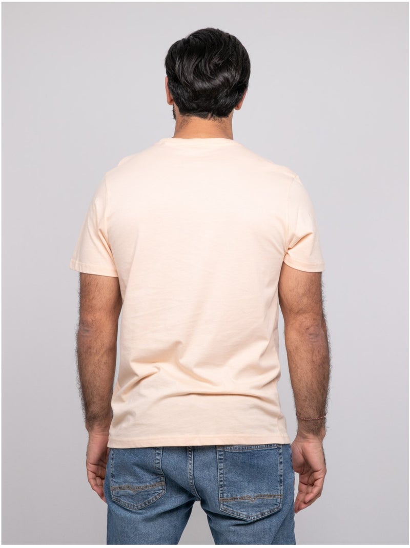T-shirt manches courtes nomotou Orange corail - Kiabi