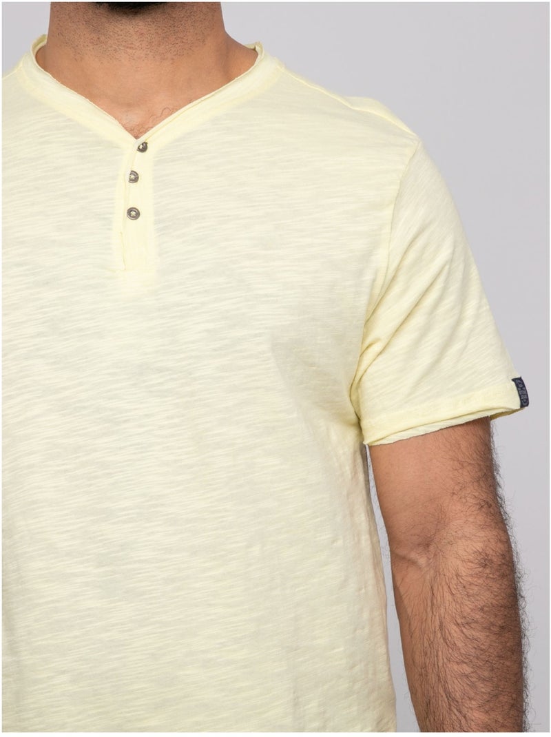 T-shirt manches courtes noutipex Jaune - Kiabi