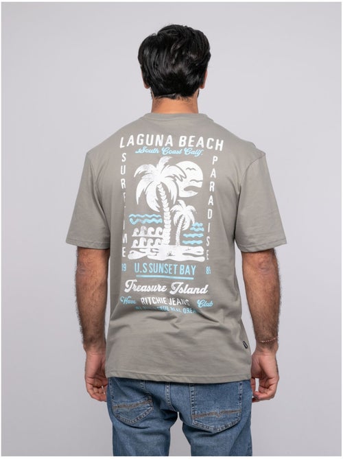 T-shirt manches courtes oversize nurbolo - Kiabi