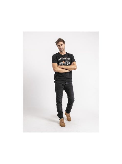 T-shirt manches courtes pur coton jakiwi - Kiabi
