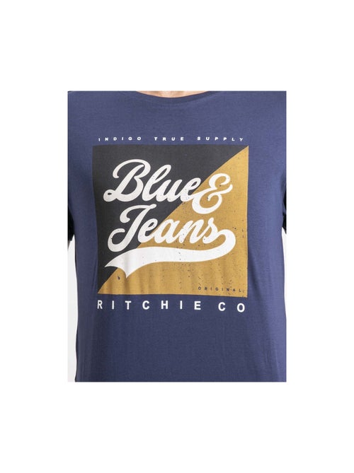 T-shirt manches courtes pur coton jamuler - Kiabi
