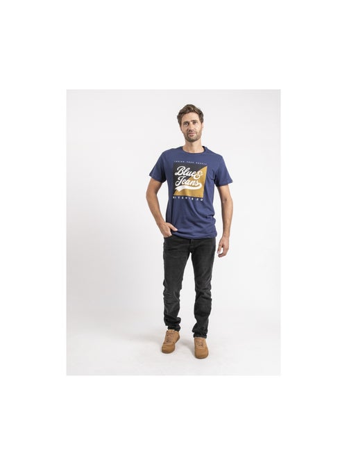 T-shirt manches courtes pur coton jamuler - Kiabi