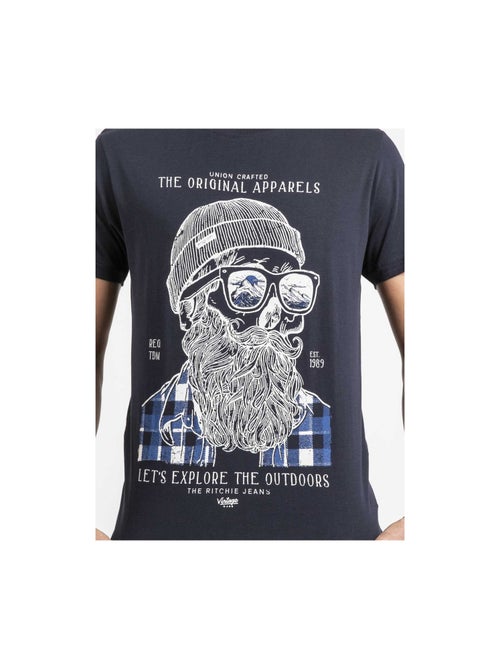 T-shirt manches courtes pur coton jocolza - Kiabi