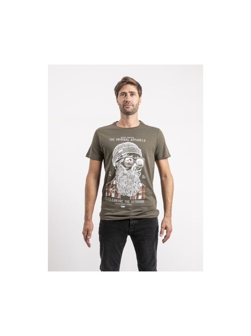 T-shirt manches courtes pur coton jocolza - Kiabi