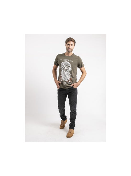 T-shirt manches courtes pur coton jocolza - Kiabi