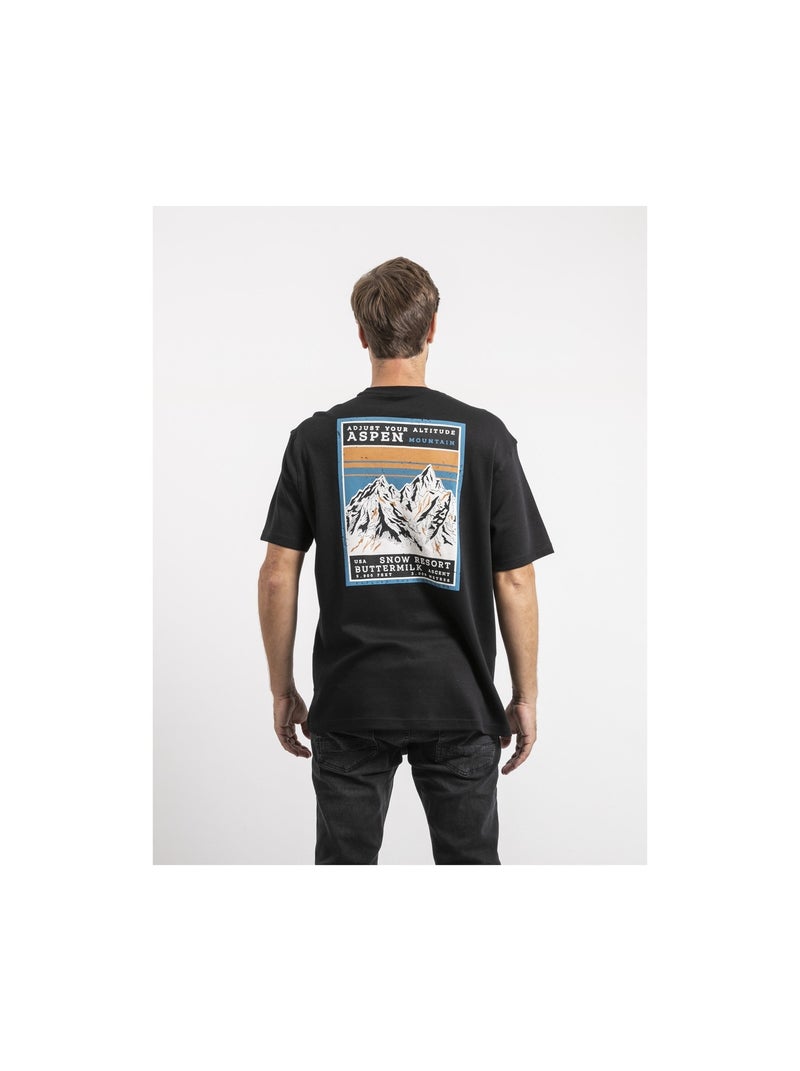 T-shirt manches courtes pur coton oversize jokayak Noir - Kiabi