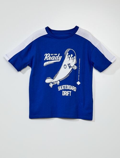 T-shirt manches courtes 'Skate' - Kiabi