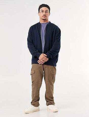 T-shirt en jersey imprimé pour homme à col rond