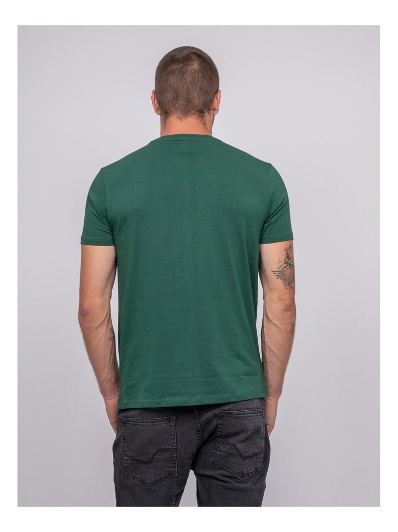 T-shirt manches courtes uni jedda Noir - Kiabi