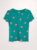 T-shirt manches courtes Vert - Kiabi
