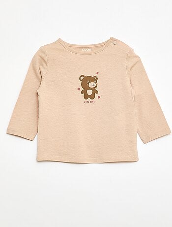 T-shirt manches longue impirmé