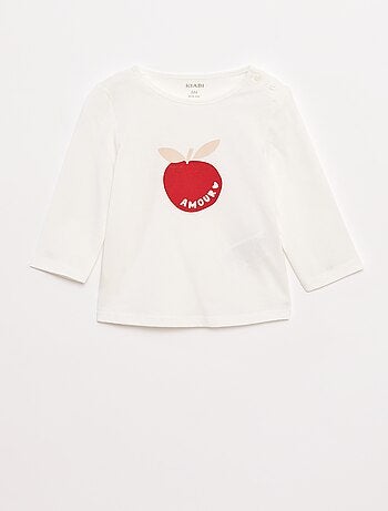 T-shirt manches longue impirmé