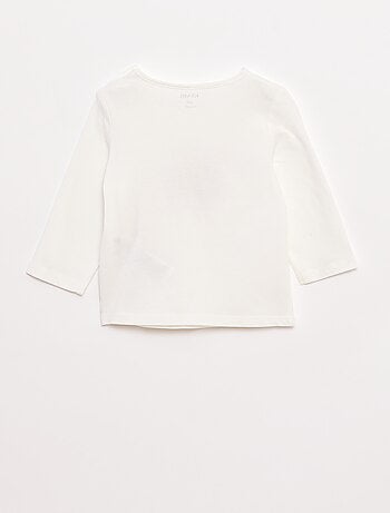 T-shirt manches longue impirmé