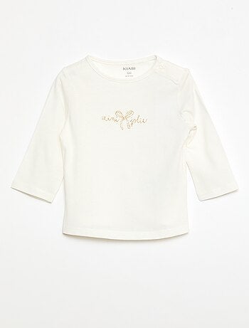 T-shirt manches longue impirmé