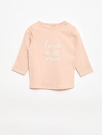 T-shirt manches longue impirmé