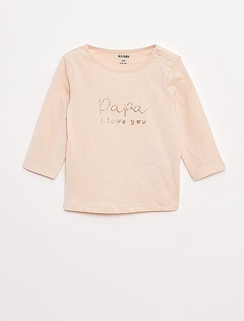 T-shirt manches longue impirmé