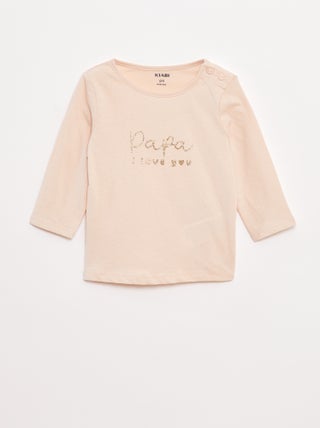 T-shirt manches longue impirmé