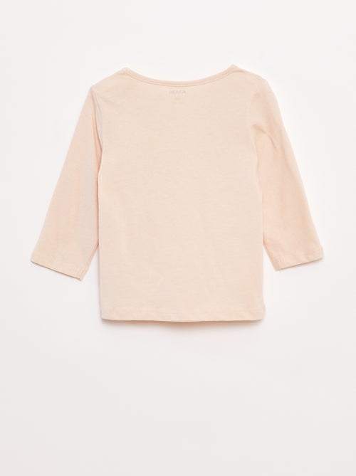 T-shirt manches longue impirmé - Kiabi