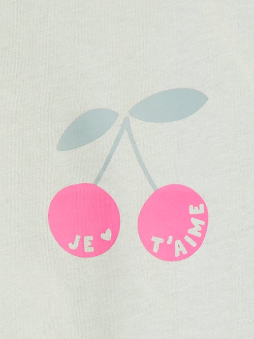 T-shirt manches longue impirmé - Kiabi