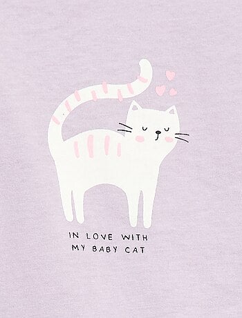 T-shirt manches longue impirmé