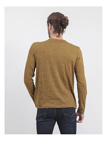 T-shirt manches longues col rond pur coton JAMACLOU