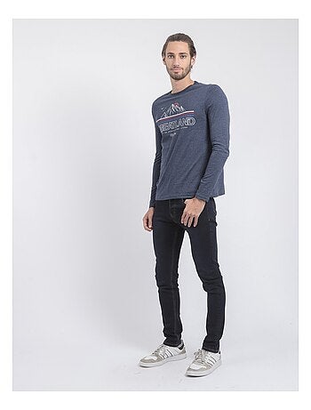 T-shirt manches longues col rond pur coton JORIMUX
